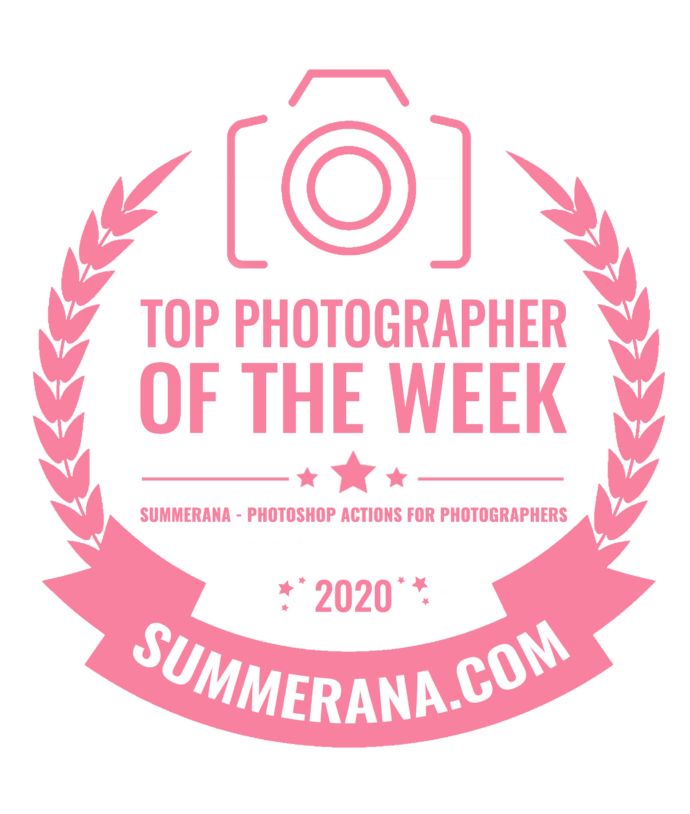Arphea Photography featured in Summerana magazine, showcasing winter portrait photography.