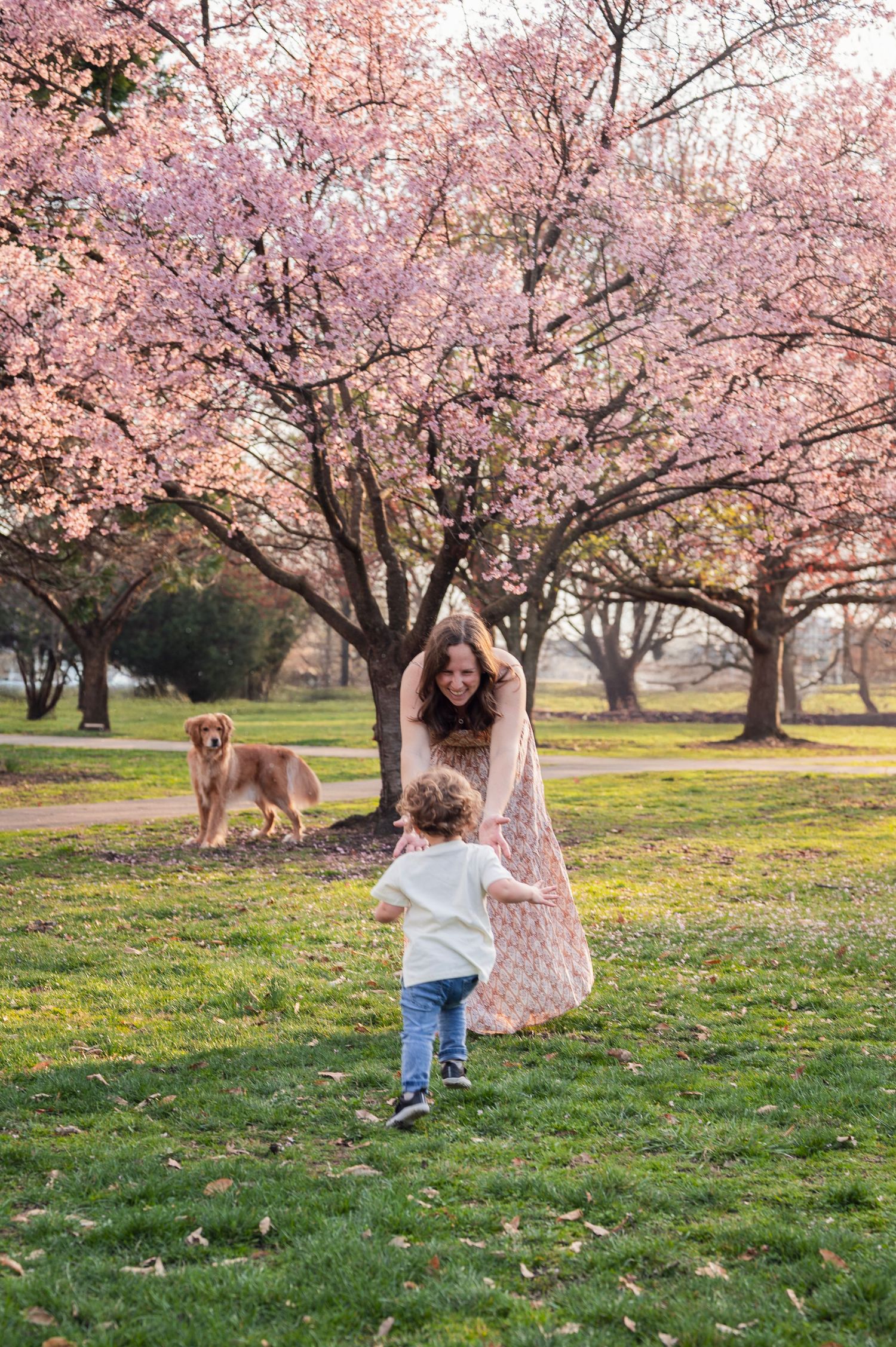Child with curly hair making a joyful face during a playful Boundless Joy mini session