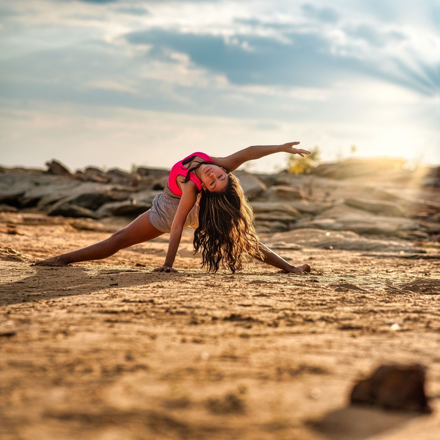 Outdoor dance photoshoot