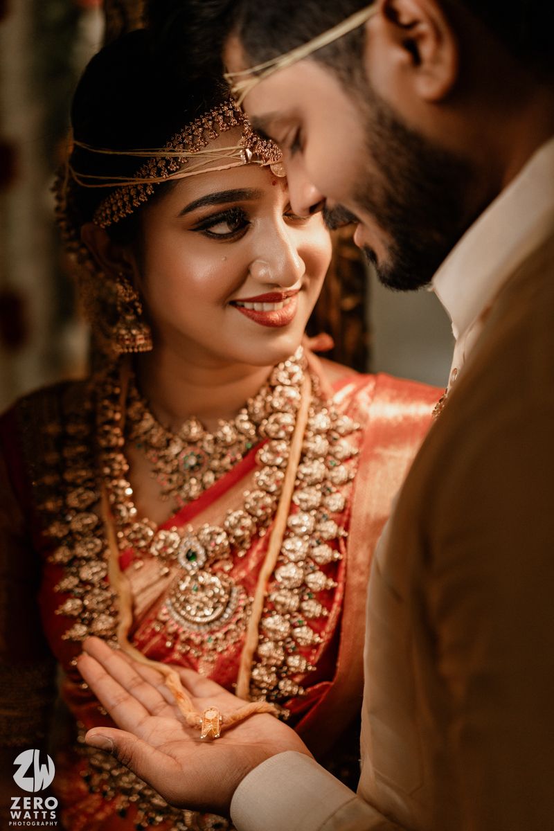 Close-up shots of elegant Indian wedding jewelry and traditional bridal details in warm lighting.