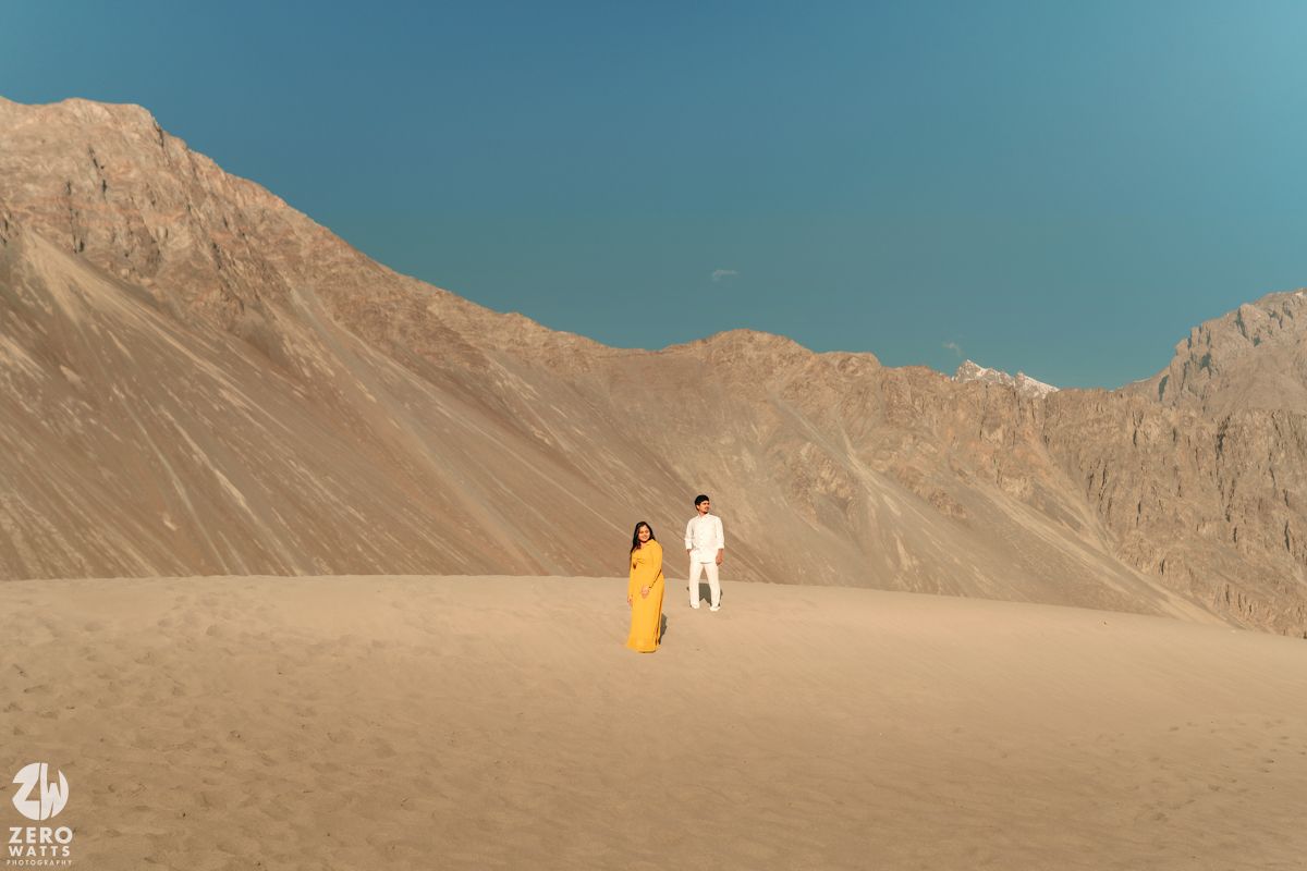 Panoramic sequence of desert landscape with mountains and sky transitioning through multiple frames showing changing scenery.