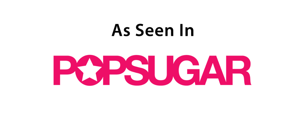 The pink and black Popsugar logo featuring a star symbol in a clean, modern design.