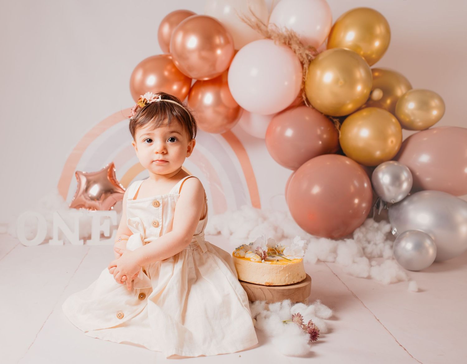 Smashcake-Shooting mit Boho-regenbogen