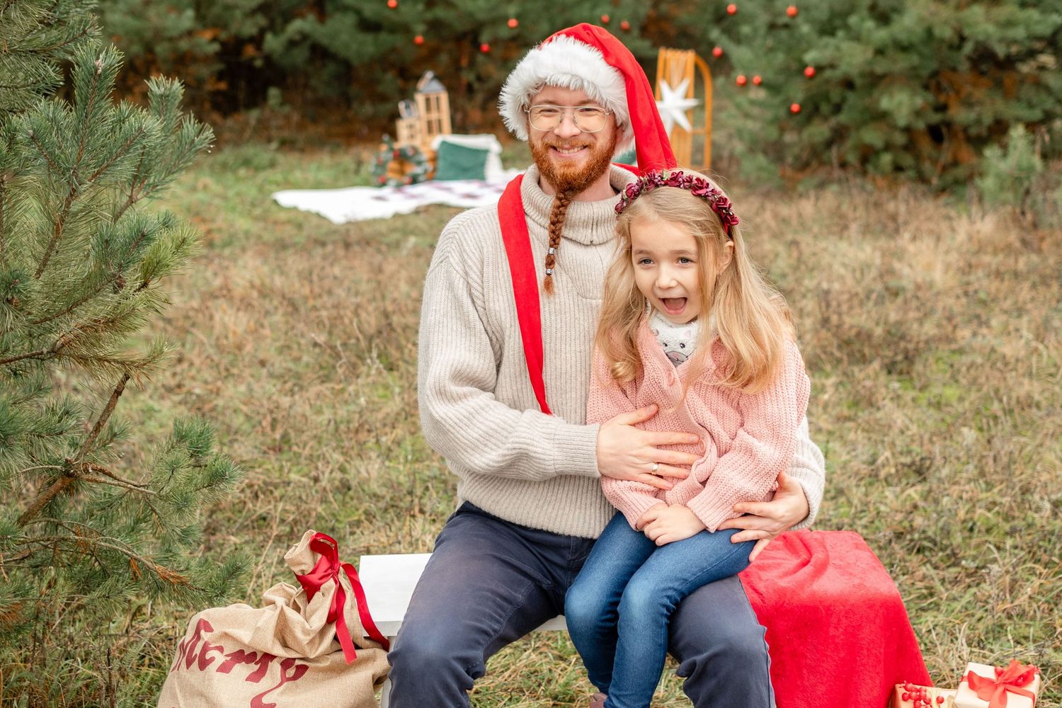 świąteczne mini sesje zdjęciowe rodzinne zimowe poznań fotograf sesja zdjęcia z psem z rodziną Boże Narodzenie Szczytniki dachowa kórnik