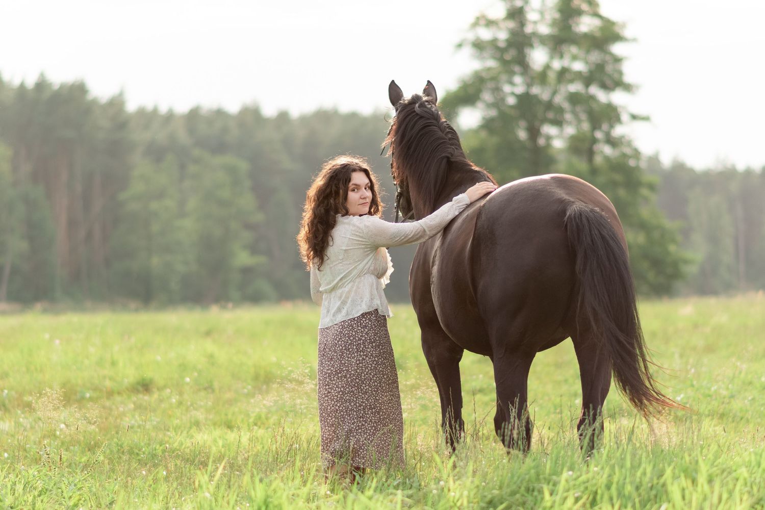 Sesja z koniem fotograf Poznań sesja konna koń konie zdjęcia atrium fitness i stajnia centrum Swarzędz KJ Byndas Horses prezent voucher