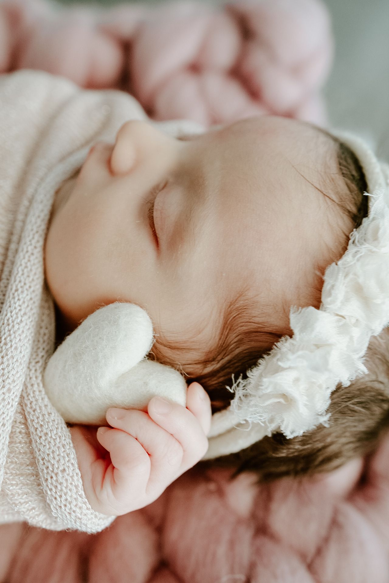 Newborn in home