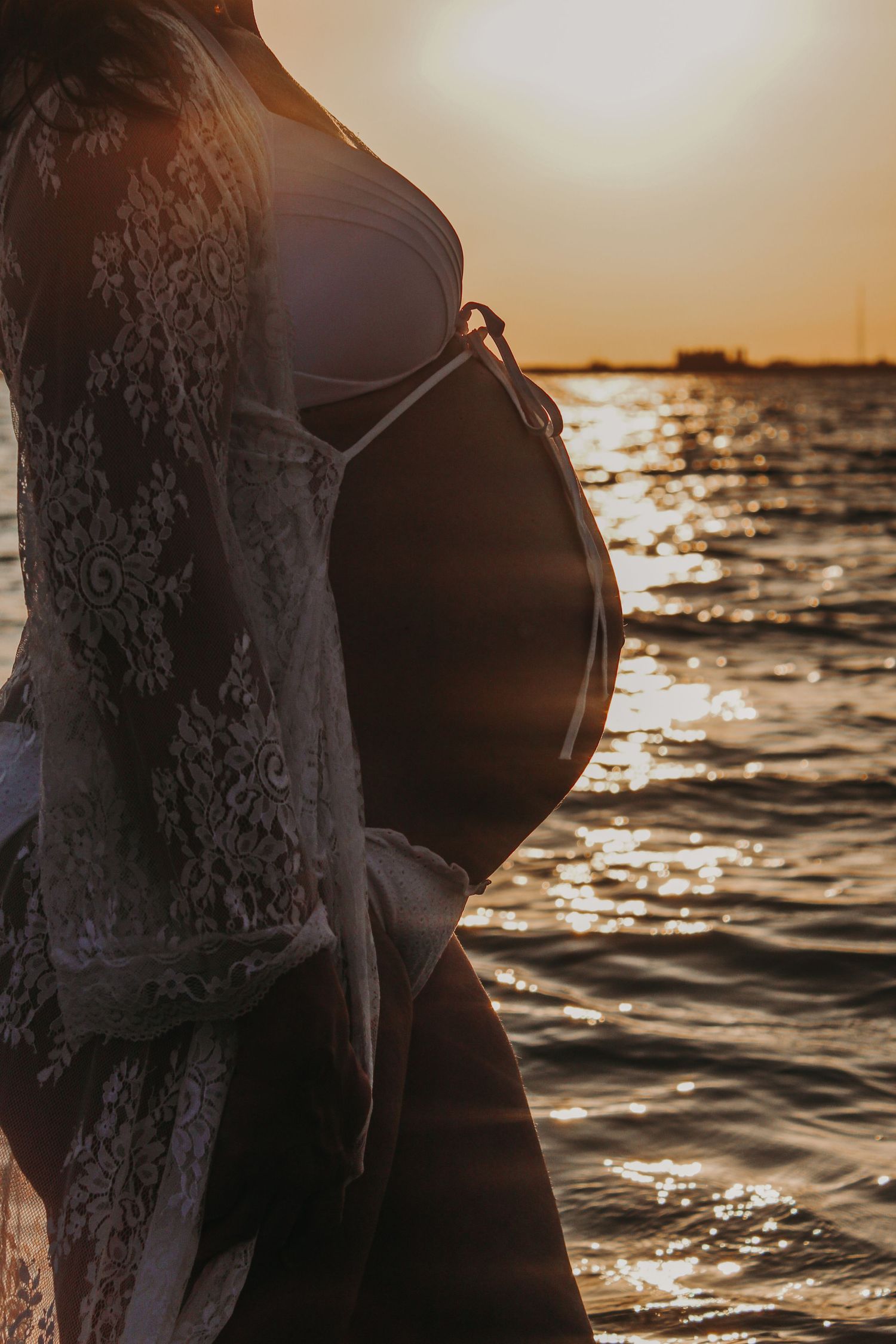 Beach Maternity Shoot