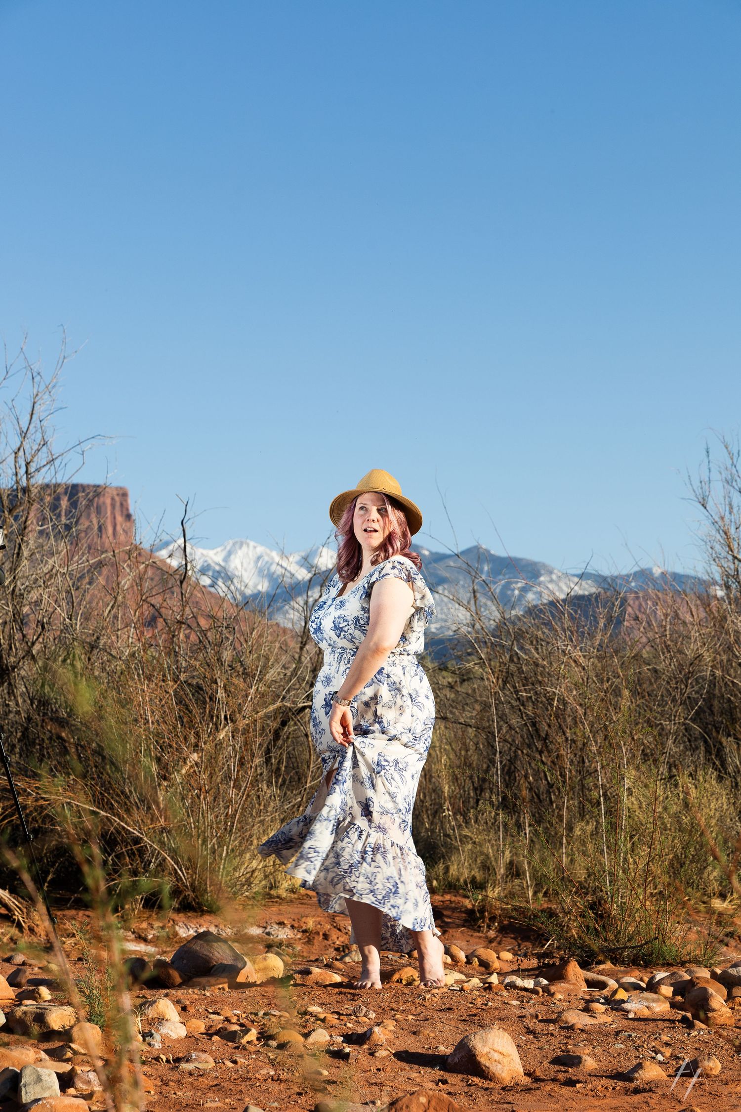 Portrait of a woman in Moab