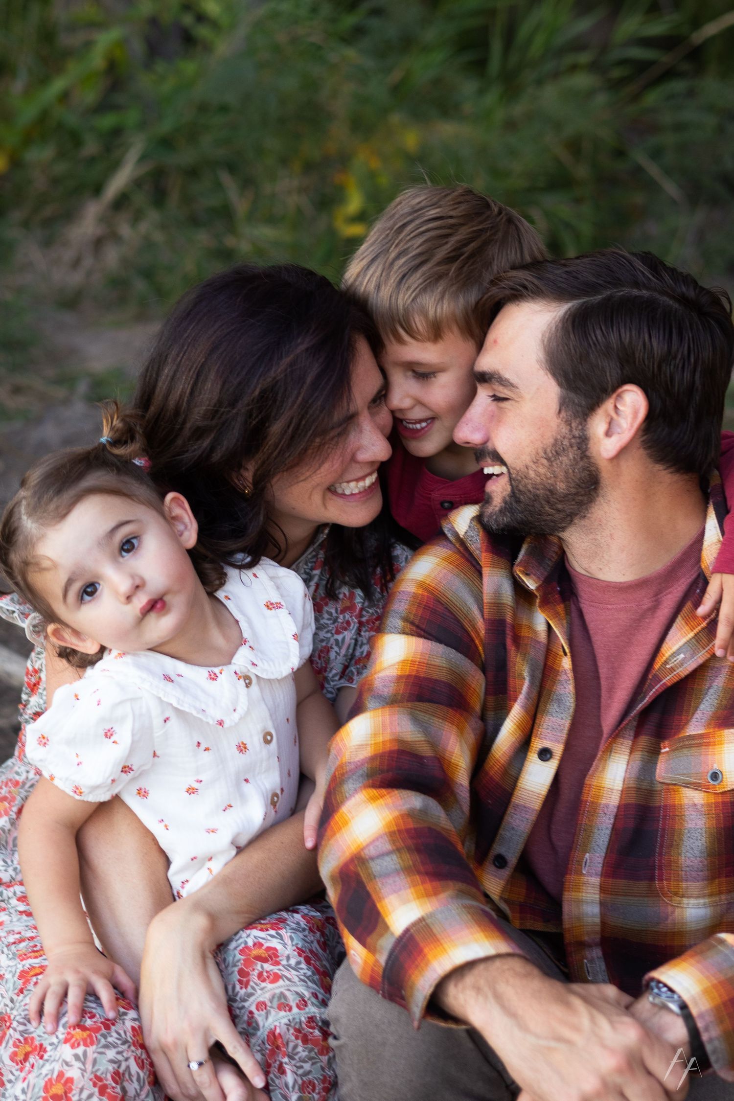Family portrait in Colorado