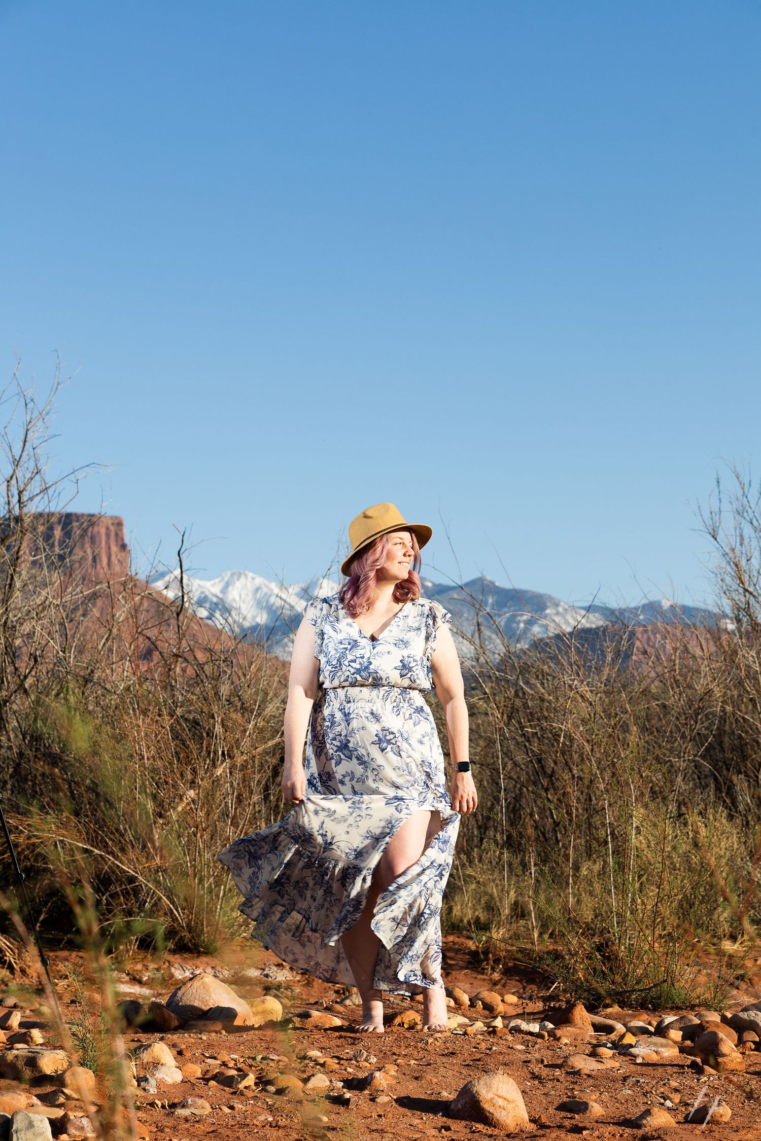 Portrait of a woman in Moab