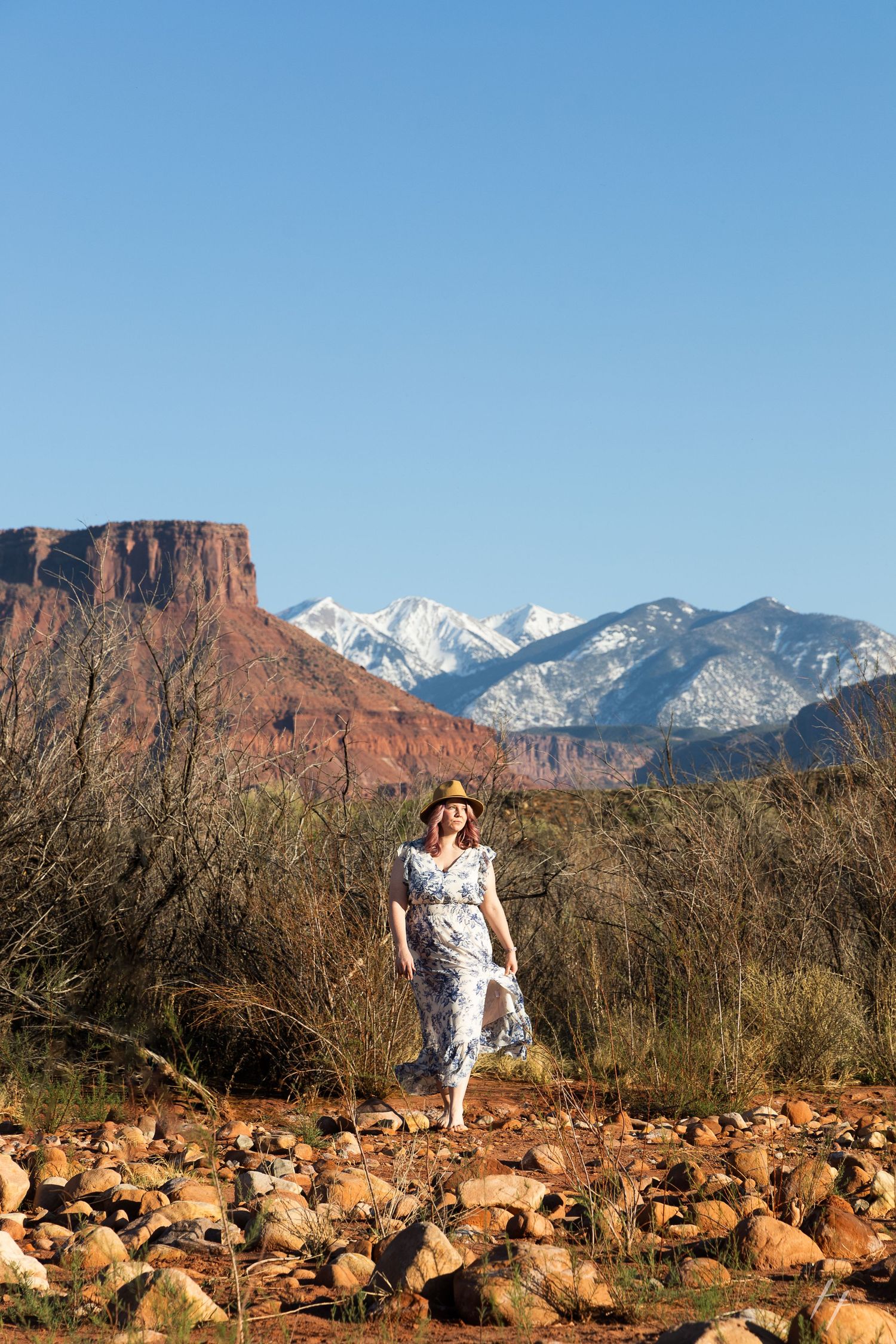 Portrait of a woman in Moab