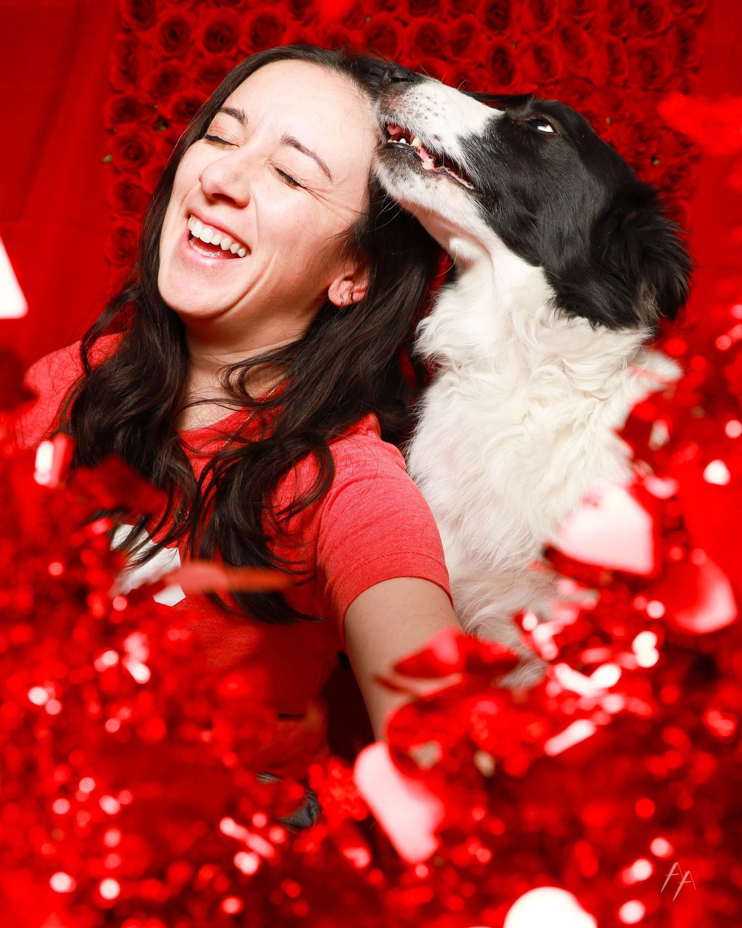 Woman with dog