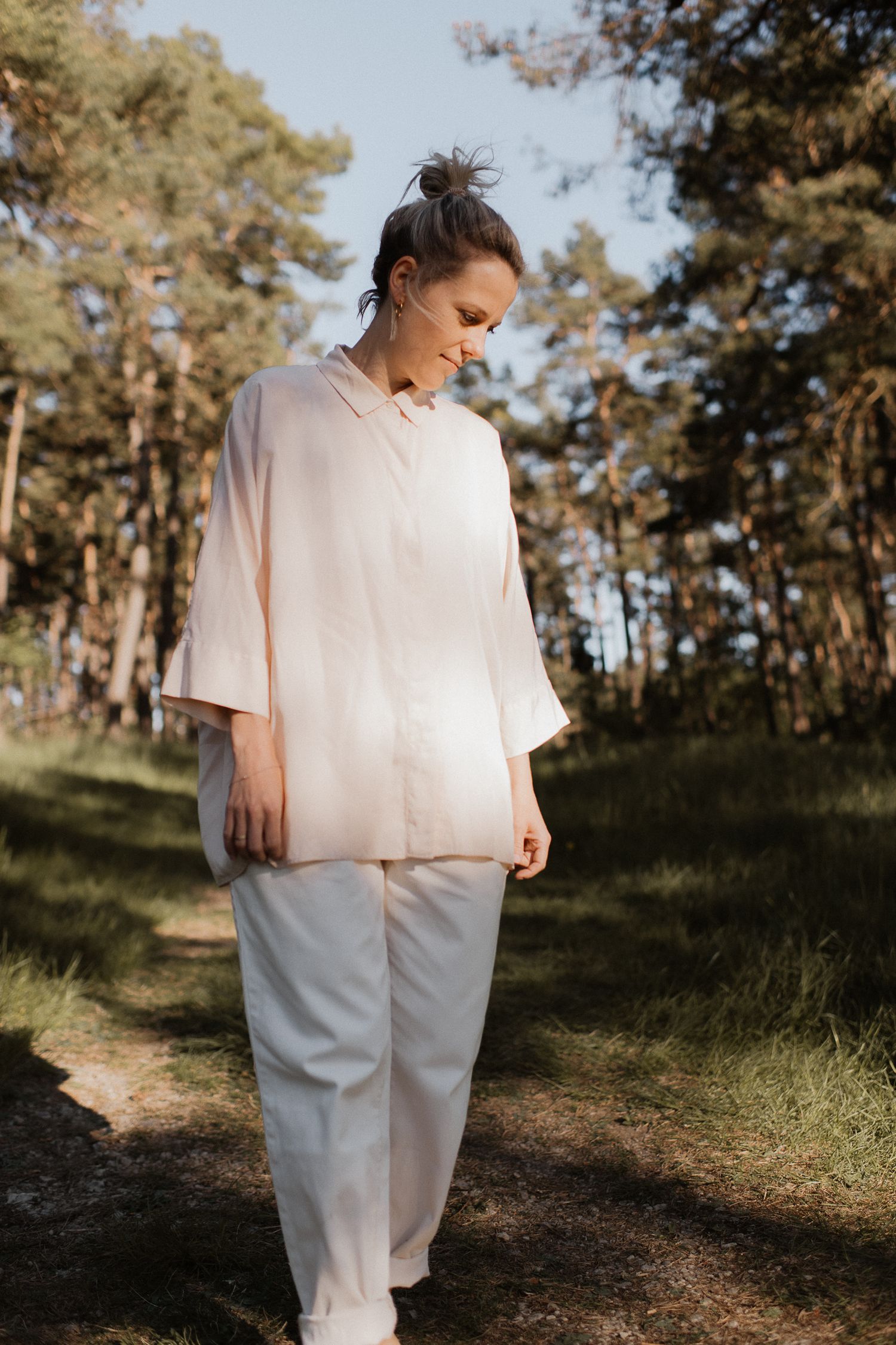 Portrait of a woman, outdoor photography session, Erfurt