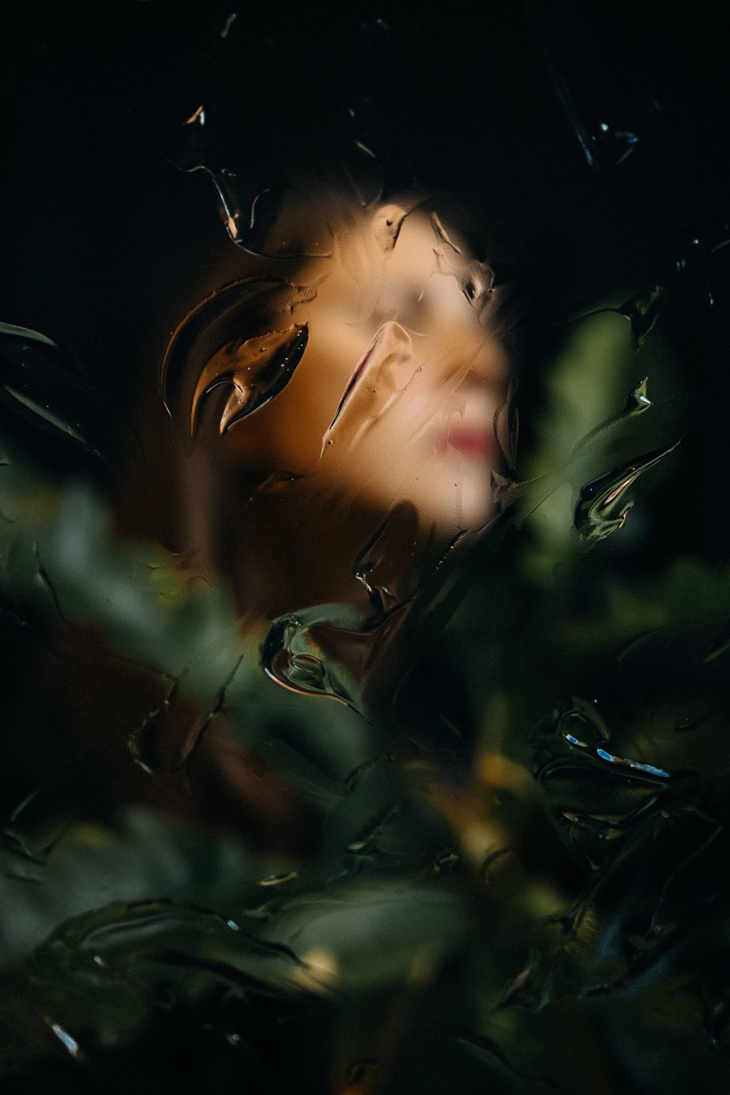Artistic self-portrait in Erfurt