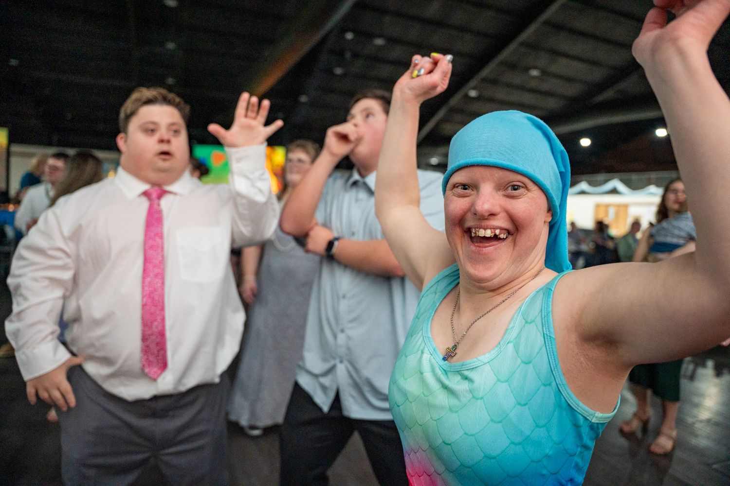 Dancing friends