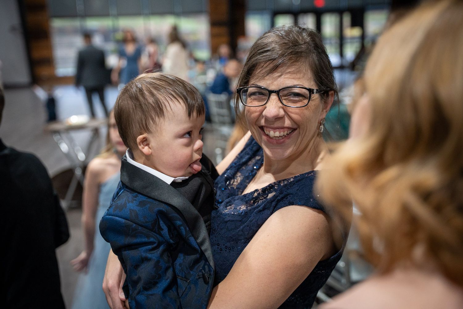 little boy toddler and mom