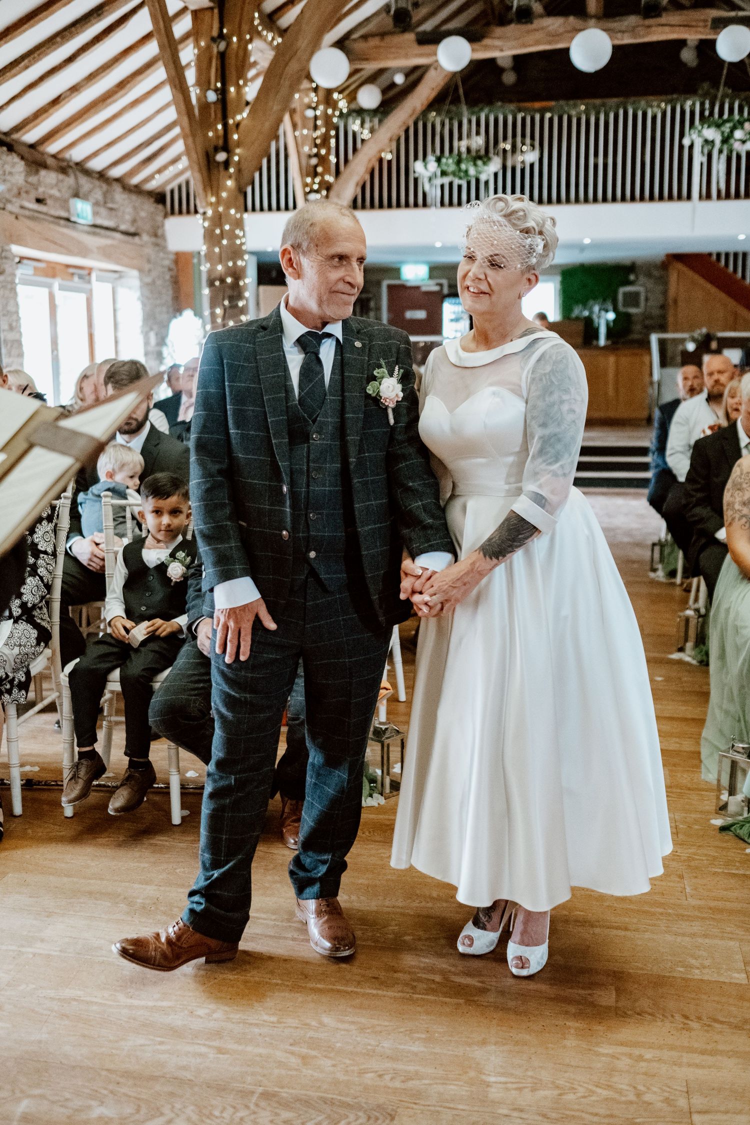 Wedding ceremony The Northorpe Barn