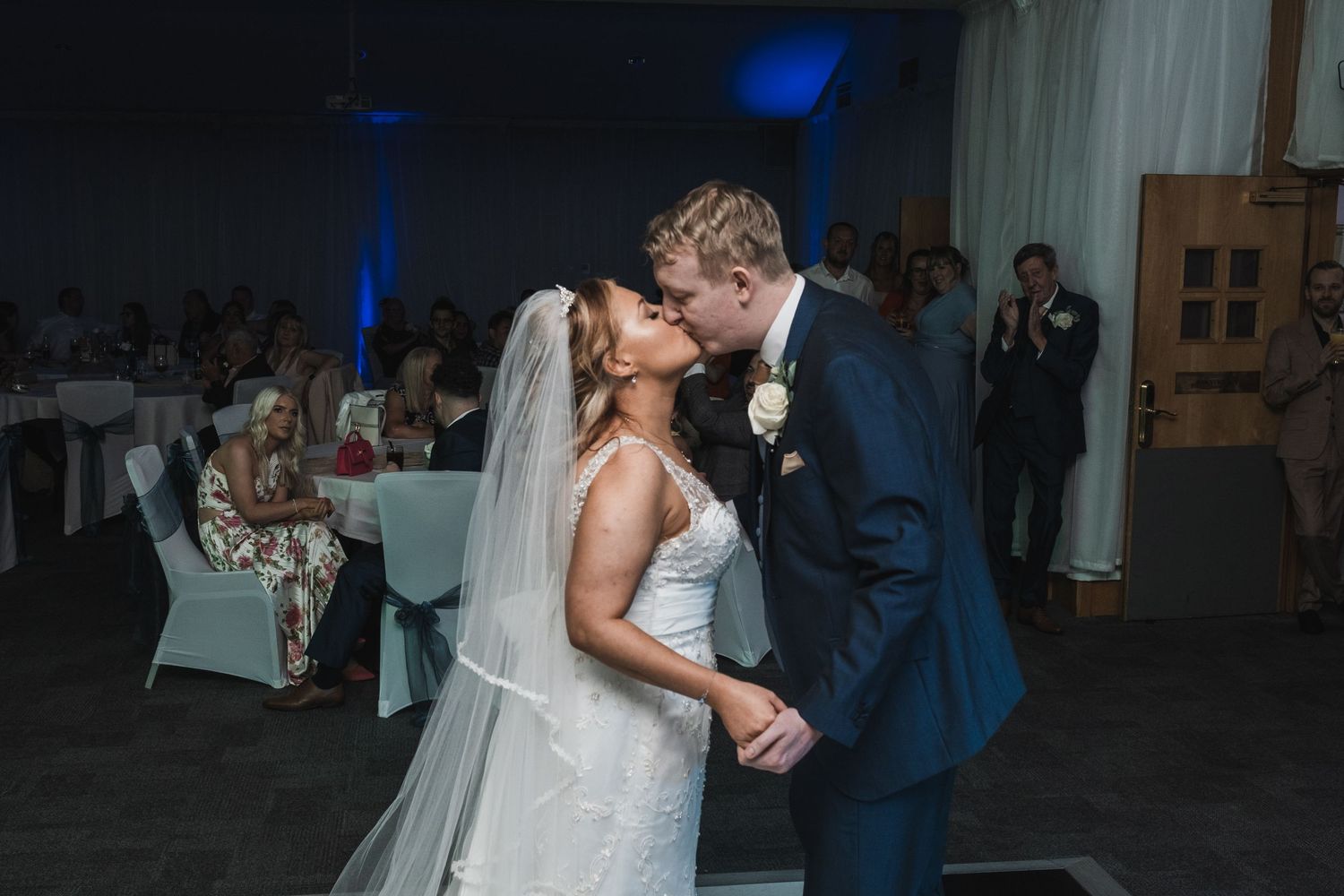 Couple's first dance at Weetwood Hall Hotel
