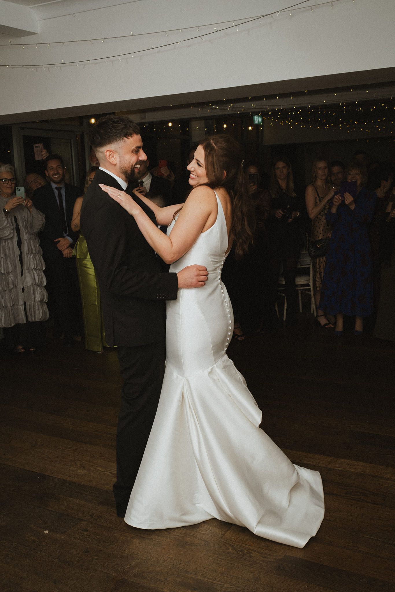 Couple's first dance at Whirlowbrook Hall