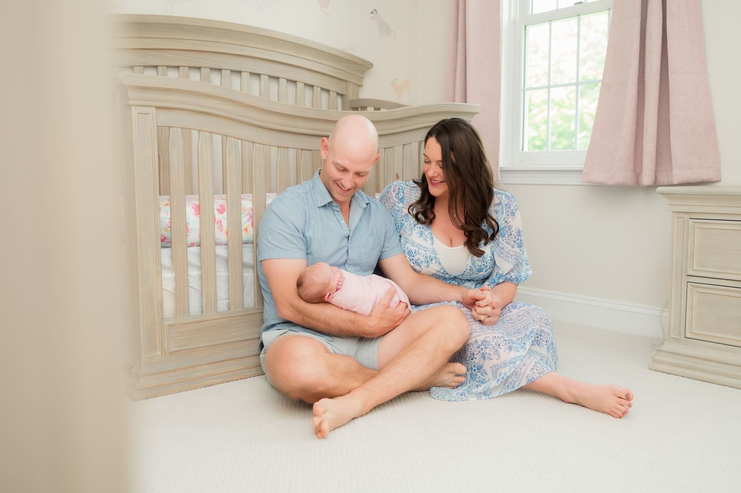 mom and dad with baby