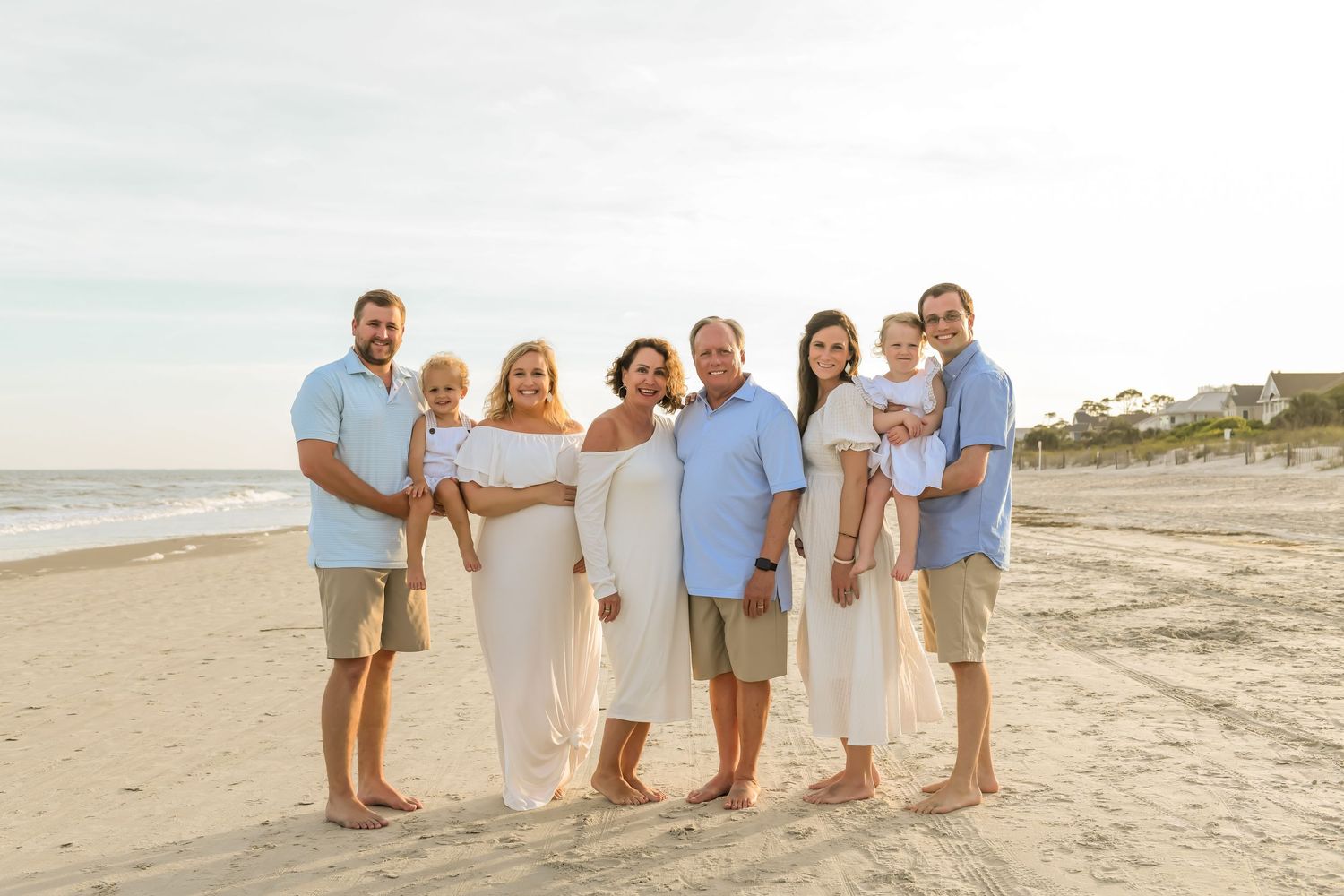 Family Photographer package for a family beach session on beach in Hilton Head