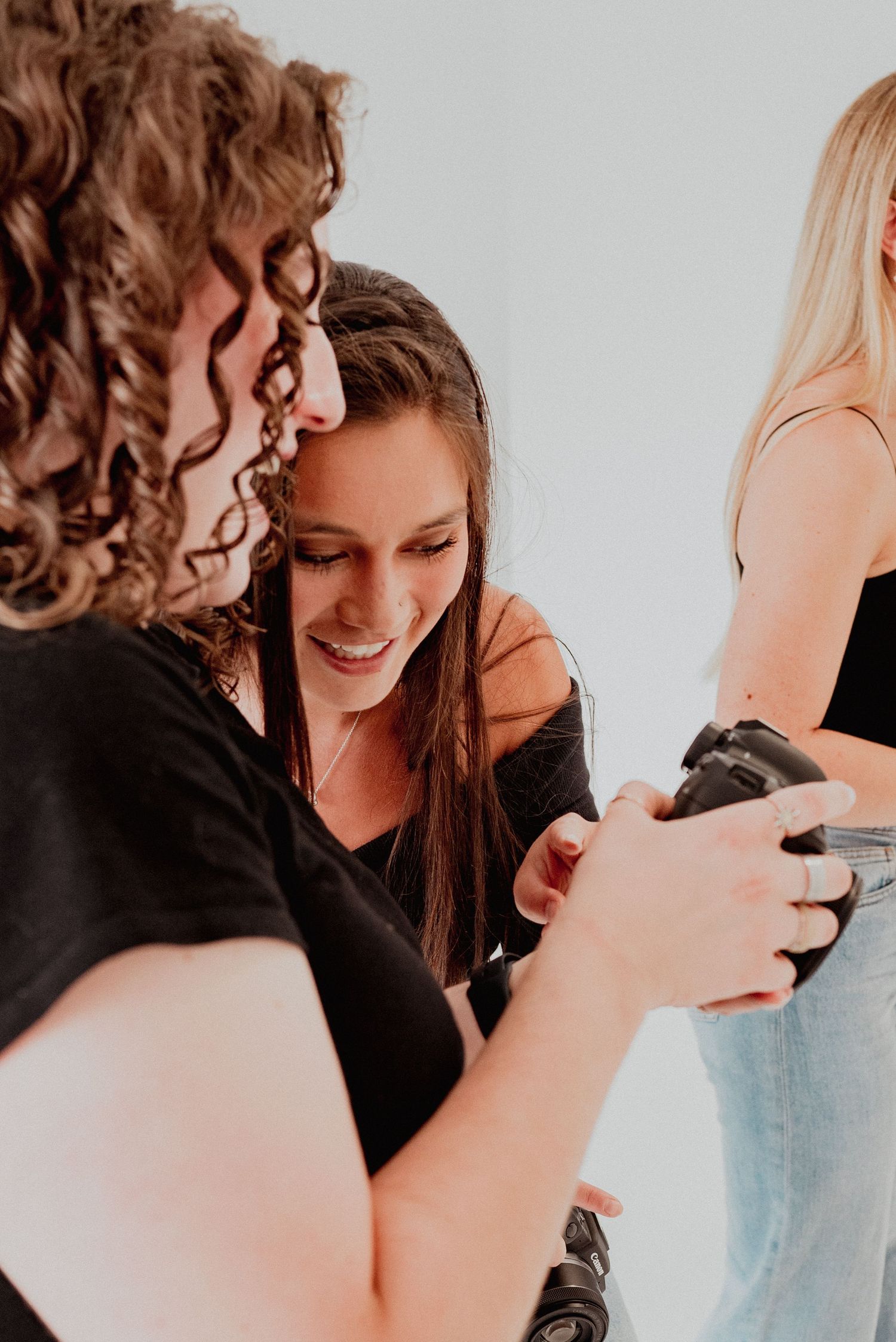 Creative women in business collaborating with each other