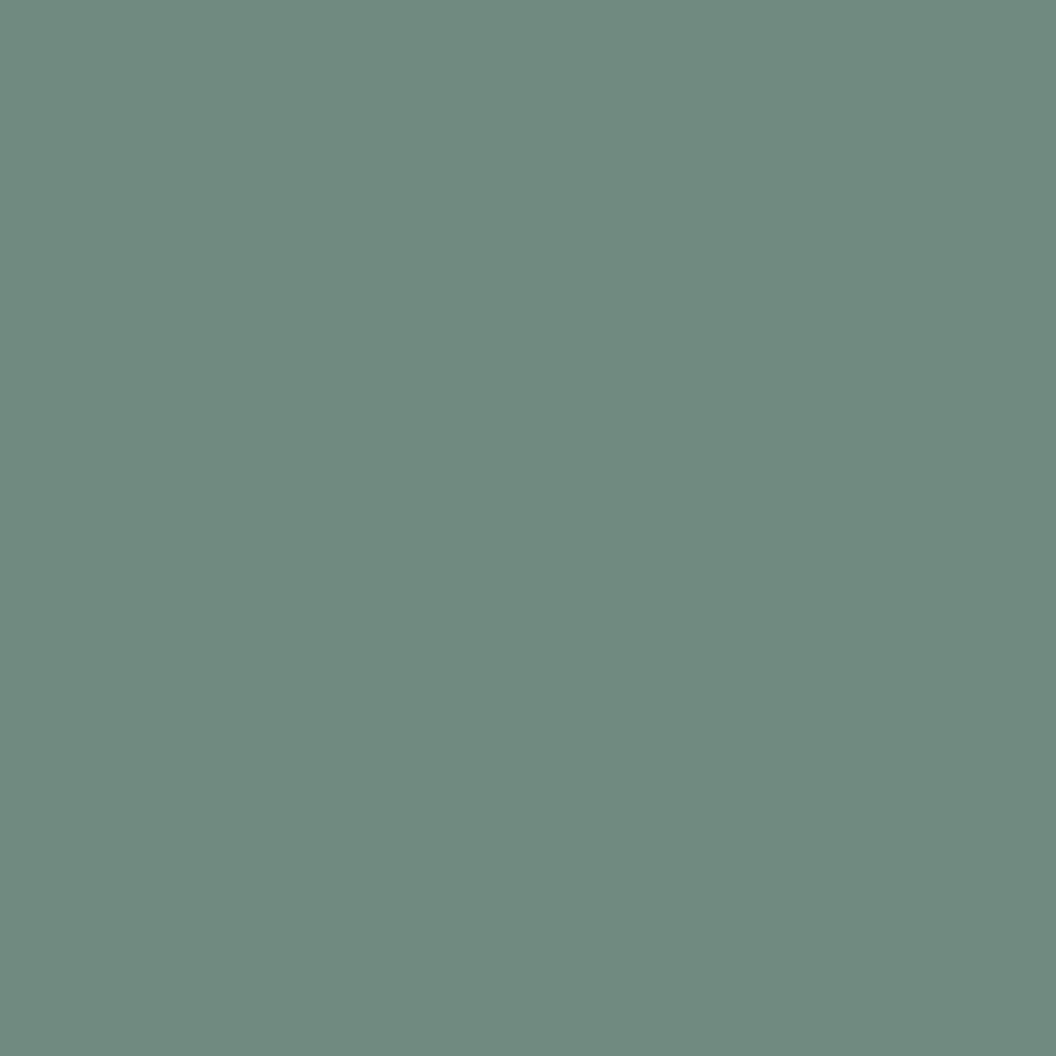 A solid sage green colored square background with a muted, uniform appearance.