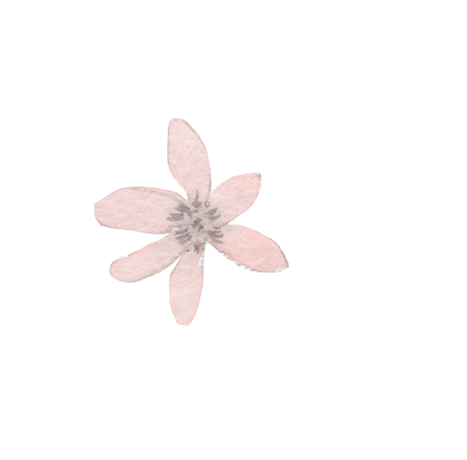 Three pink butterfly or flower decorations with rhinestone centers arranged on a white background.