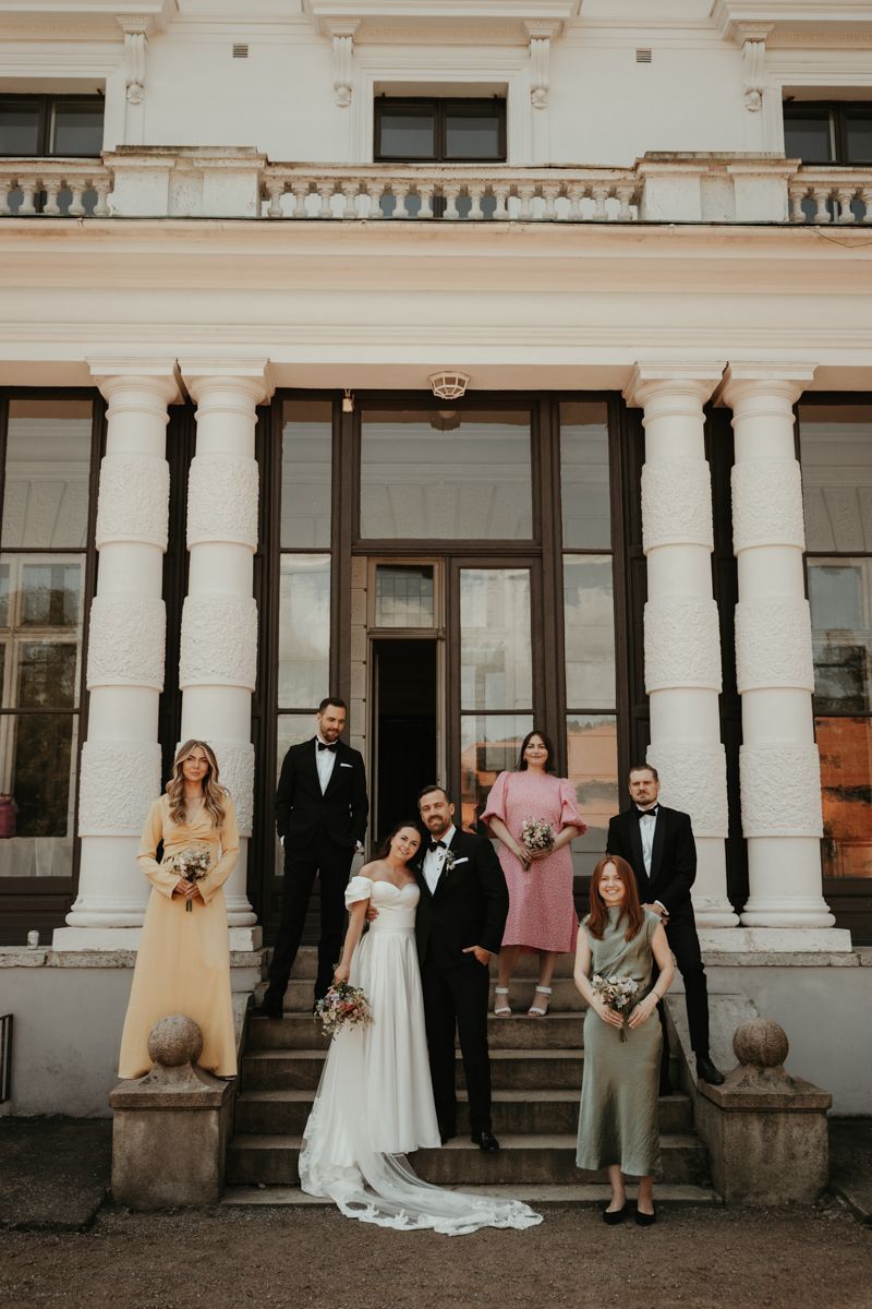 Bröllop på Överås slott i Göteborg, maj 2025. Foto: Grevholm Photography.