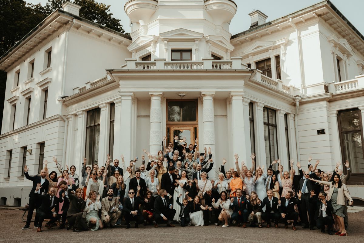Bröllop på Överås slott i maj 2025. Foto: Grevholm Photography.