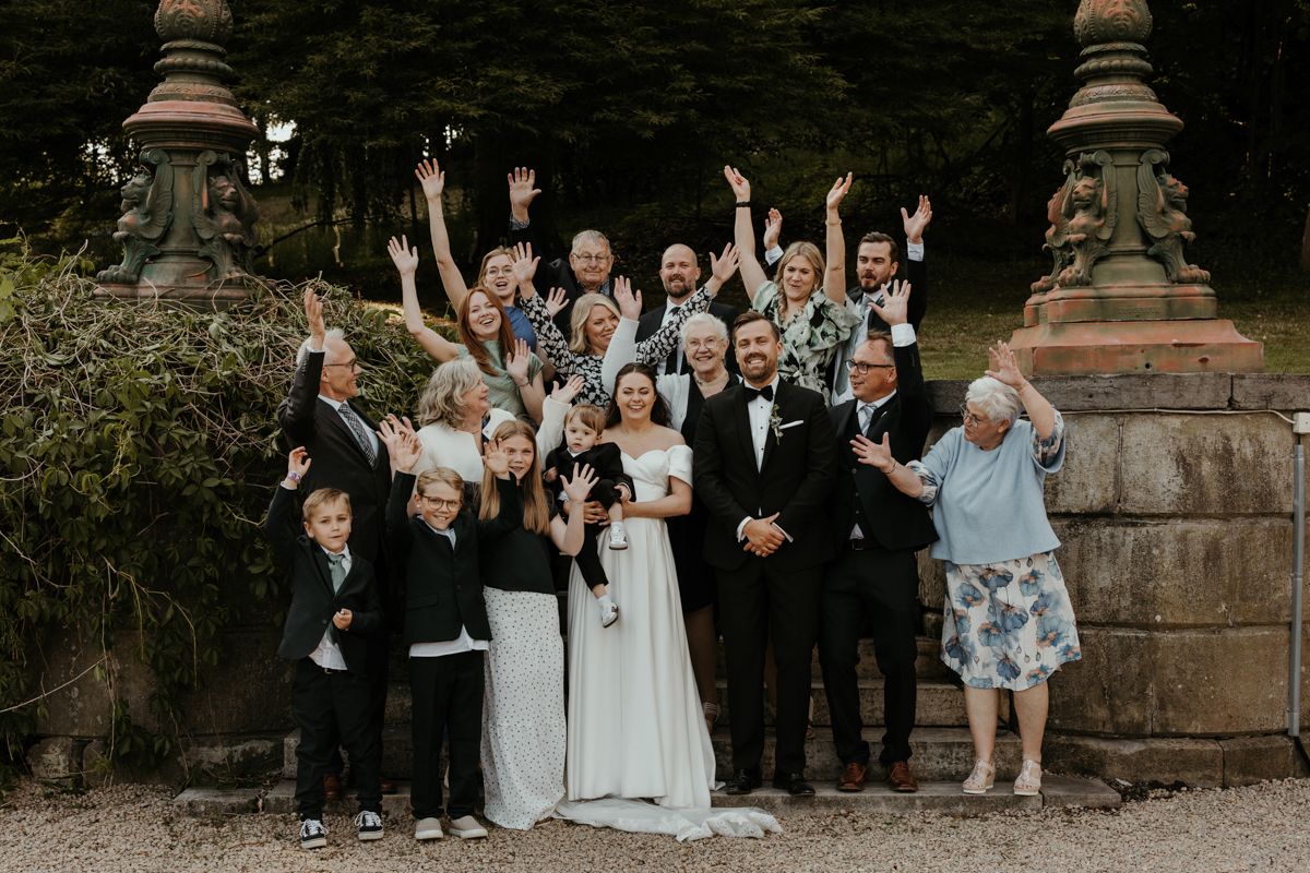 Bröllop på Överås slott i maj 2025. Foto: Grevholm Photography.
