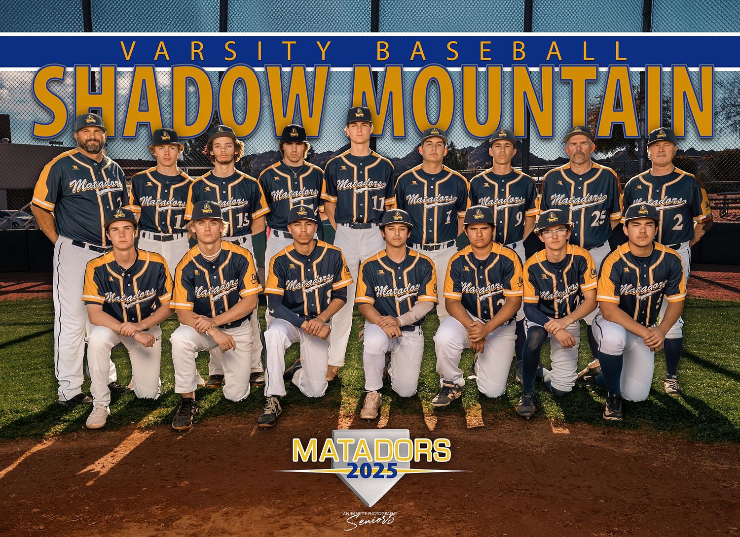 phoenix best baseball top 10 team photos sports photographer Anjeanette Photography Portraits Arizona Paradise Valley