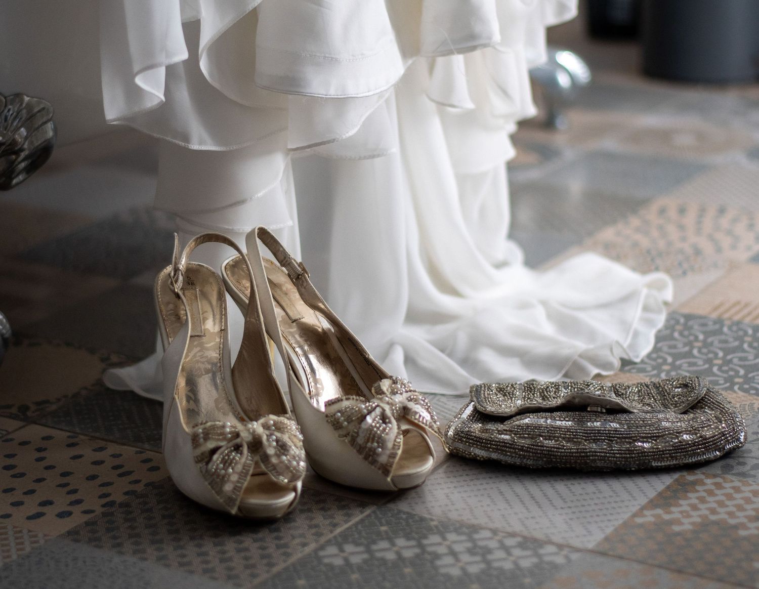 Brides shoes. Manor rooms east yorkshire. Yorkshire wedding photographer