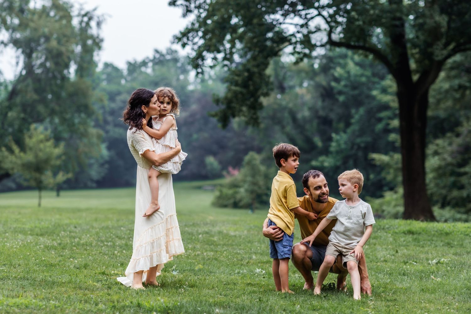 Flowy dresses and earthy colors for a gentle, carefree vibe