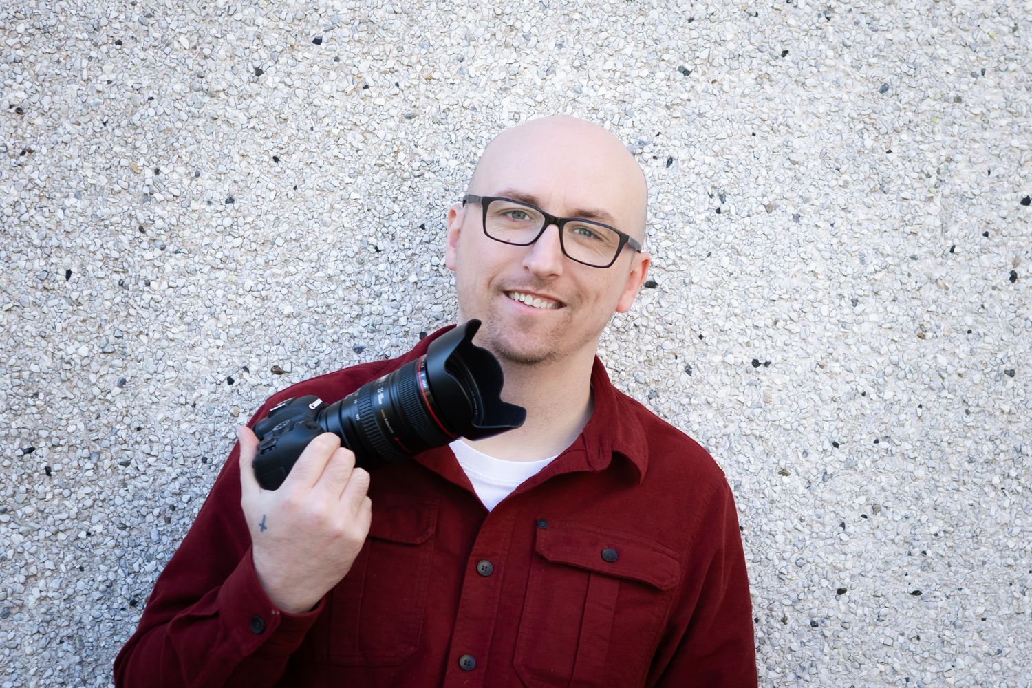 Home page picture of photographer