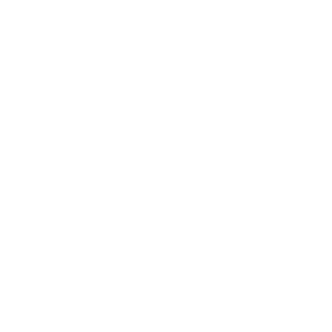 Simple white text logo design for Print company against black background.