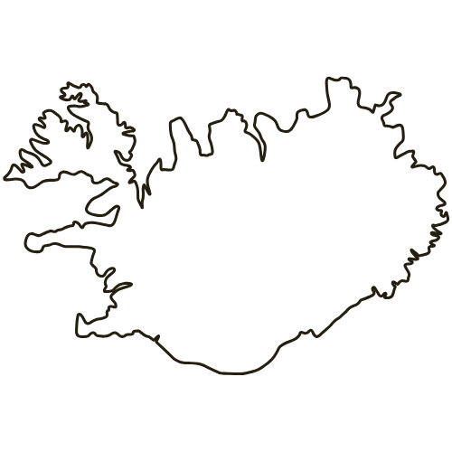 Iceland Map Icon