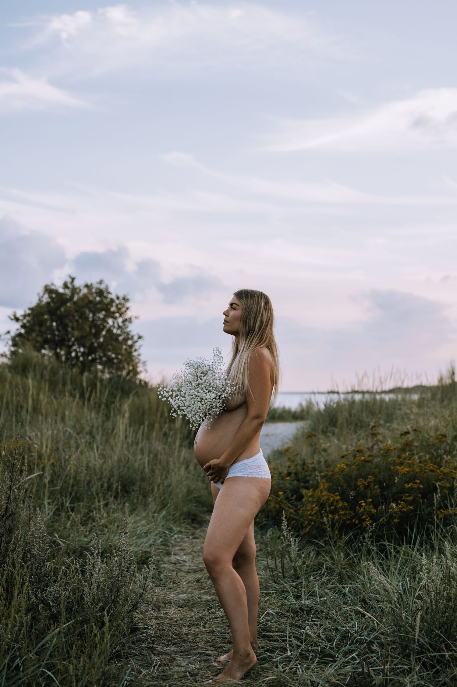 Golden hour gravidfotografering
