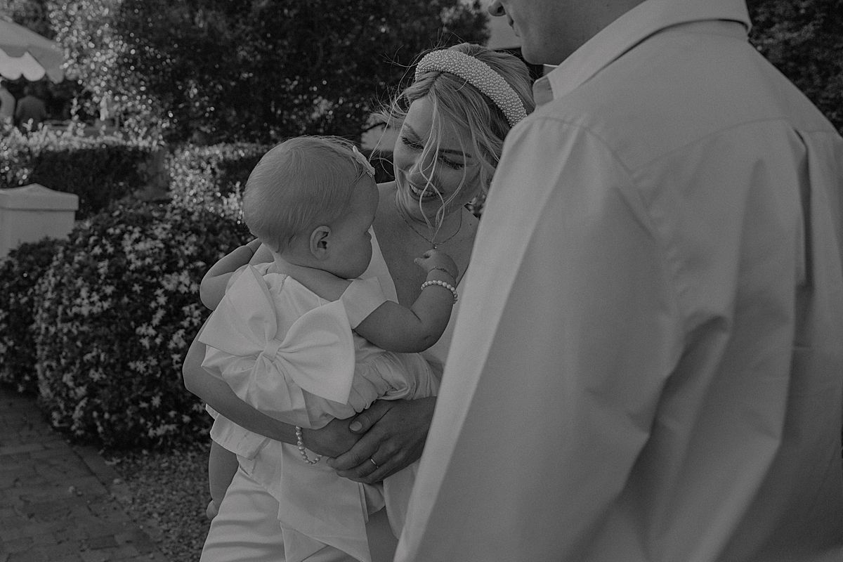 Bride and groom enjoying quiet moment at Penhill Manor