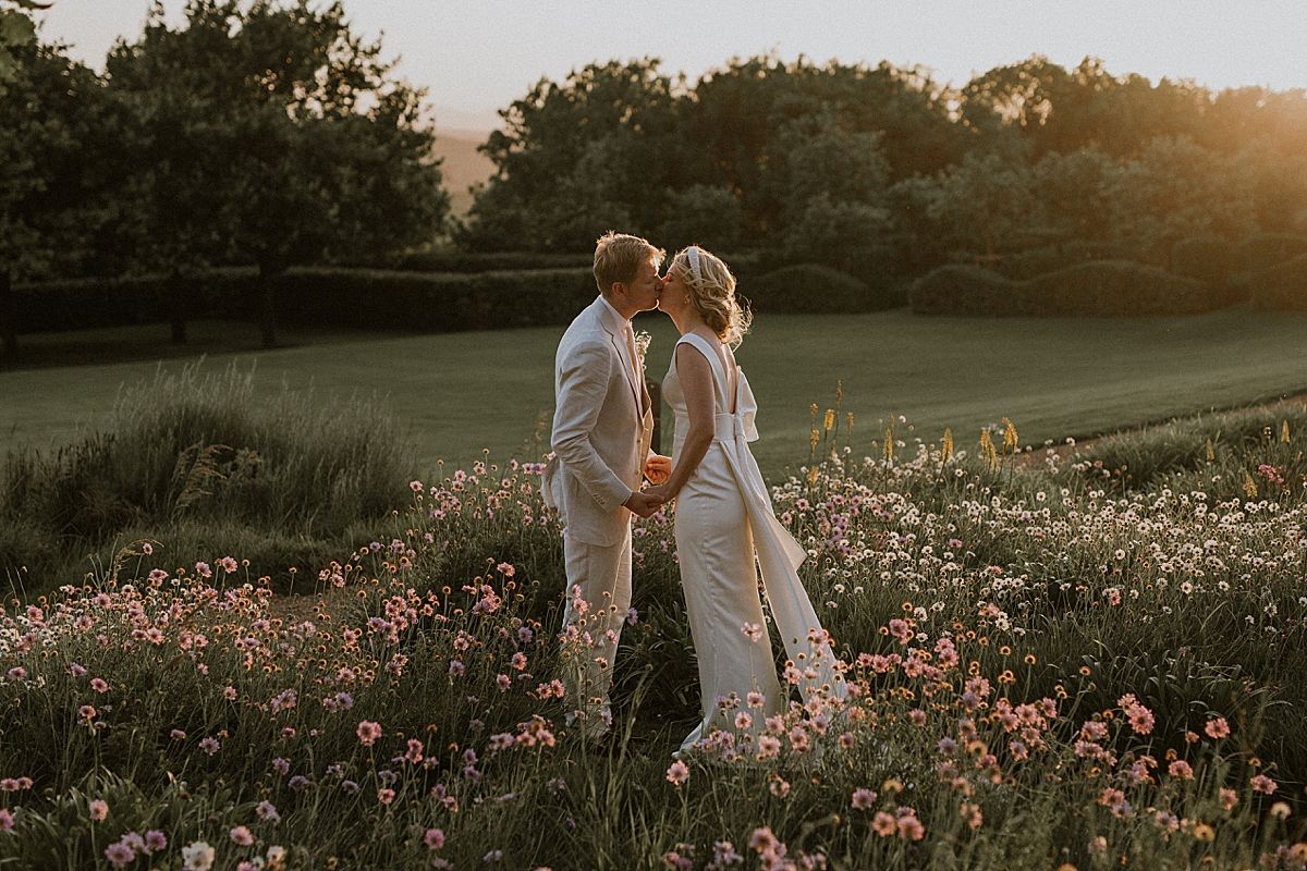 Bride and groom enjoying quiet moment at Penhill Manor captured by kusjka du Plessis