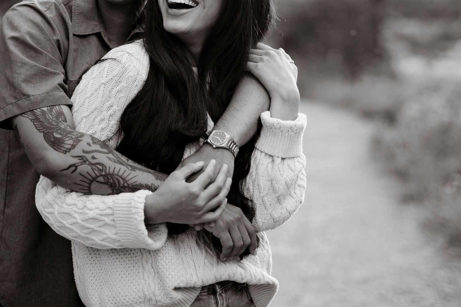 Two people photographed by Zoe Lauren Photography