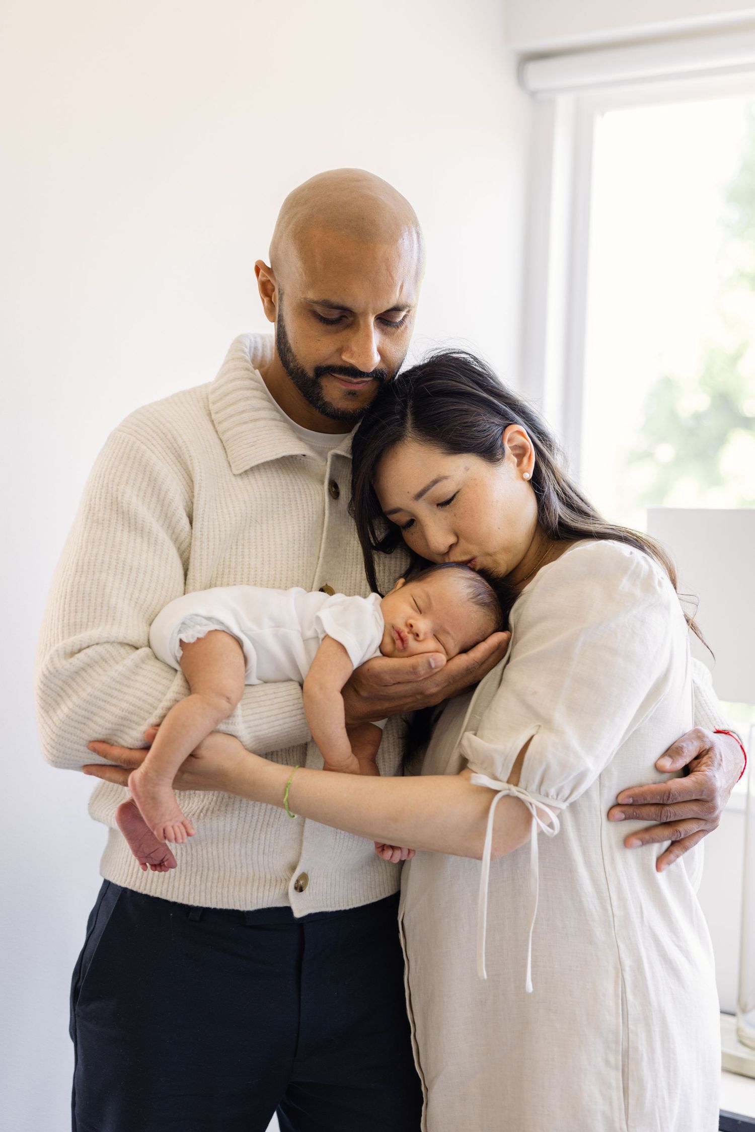 In-home newborn photo session