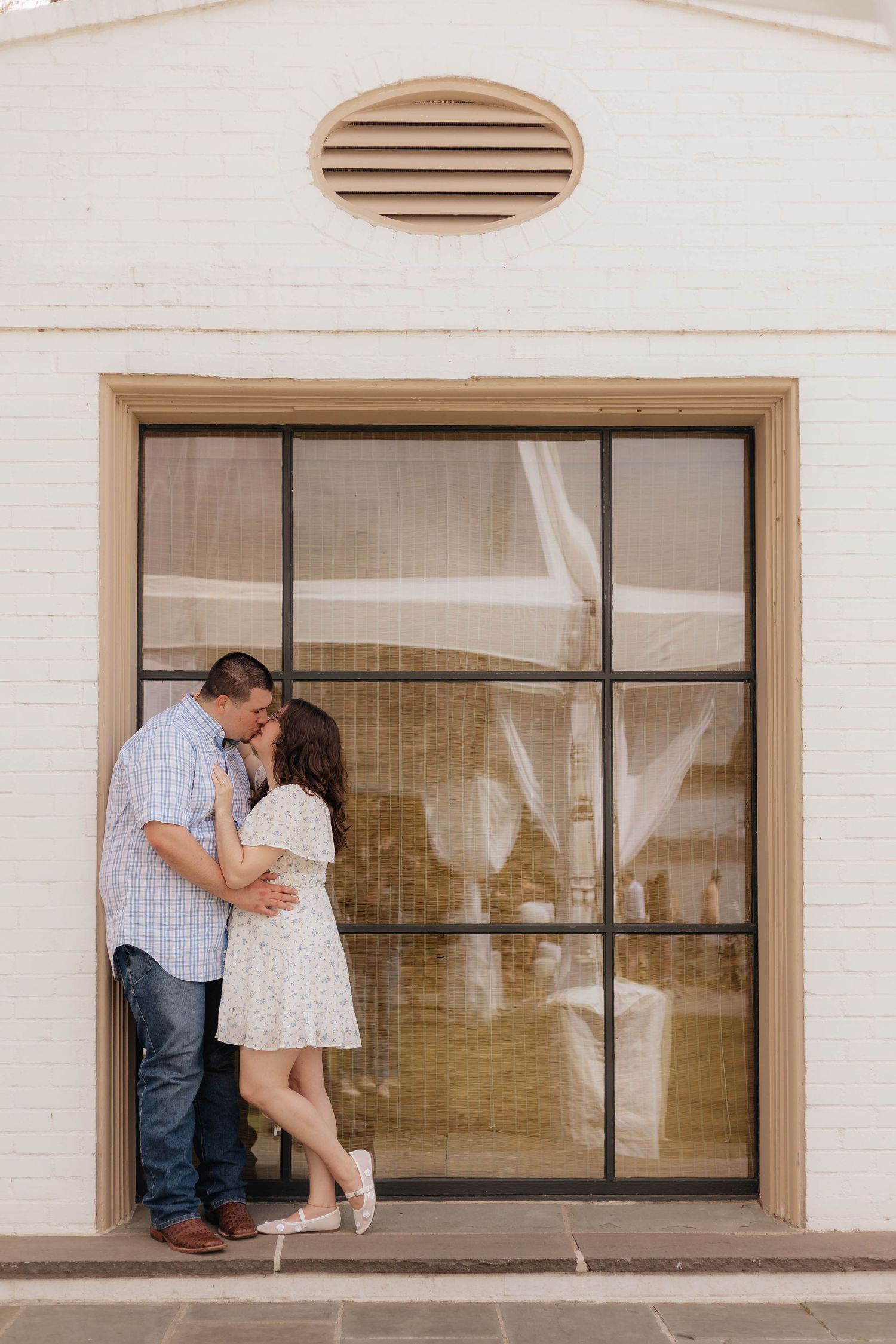 Couples/Engagement/Proposal Photos taken at the Dallas Arboretum and Gardens by Kaitlyn Fleming Photography.