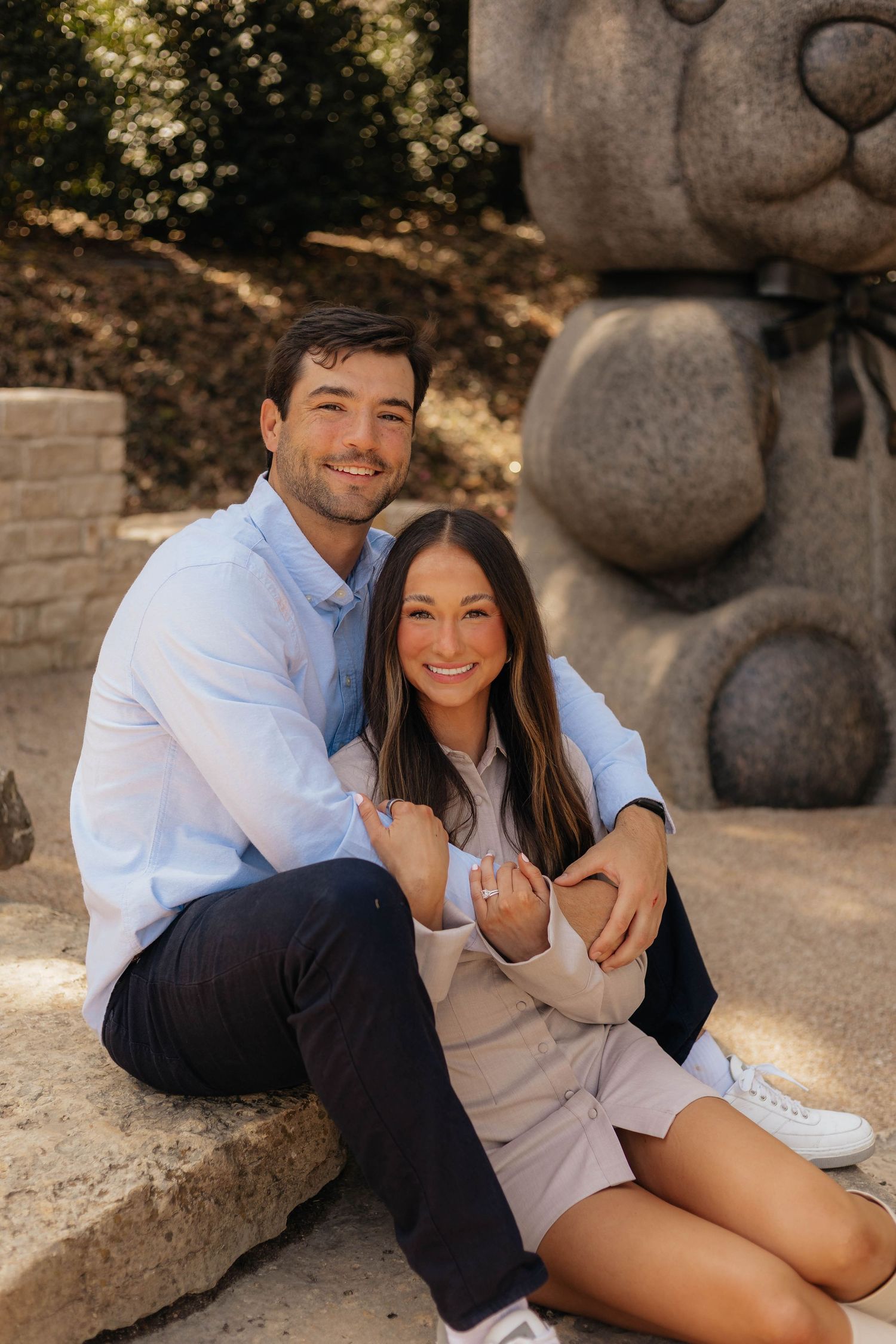 Couples/Engagement/Proposal photos taken in Lakeside part of Tanner Mordecai and fiancé Lauren Tovy by Kaitlyn Fleming Photography.