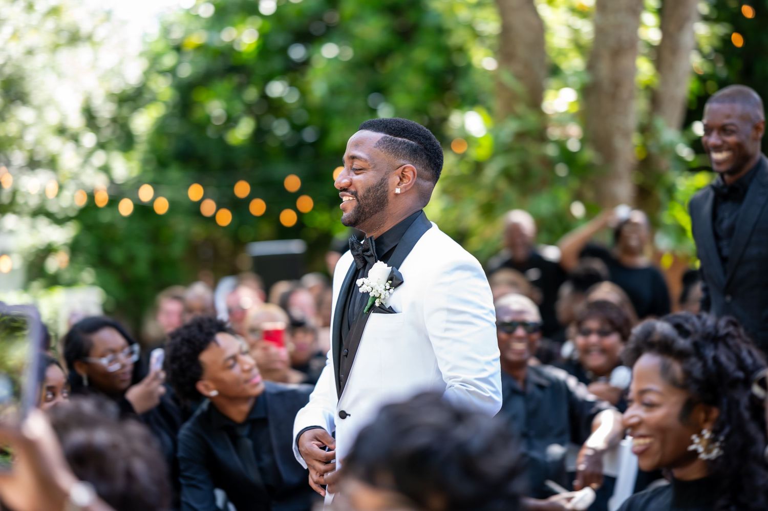 Outdoor wedding setup at Venue 1902 – photographed by Treasure Coast wedding photographers