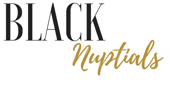 The Black Nuptials logo on the home page of Palm Beach wedding photographers