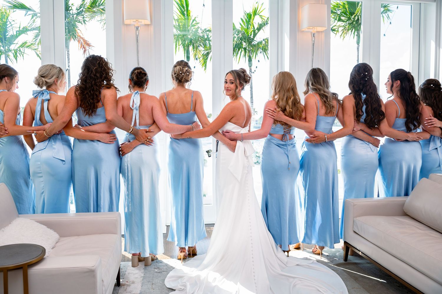 Beautiful Luxury wedding at Gleica & Daniel O'neal's home in Pompano Beach, Florida by Destination wedding photographers in south Florida