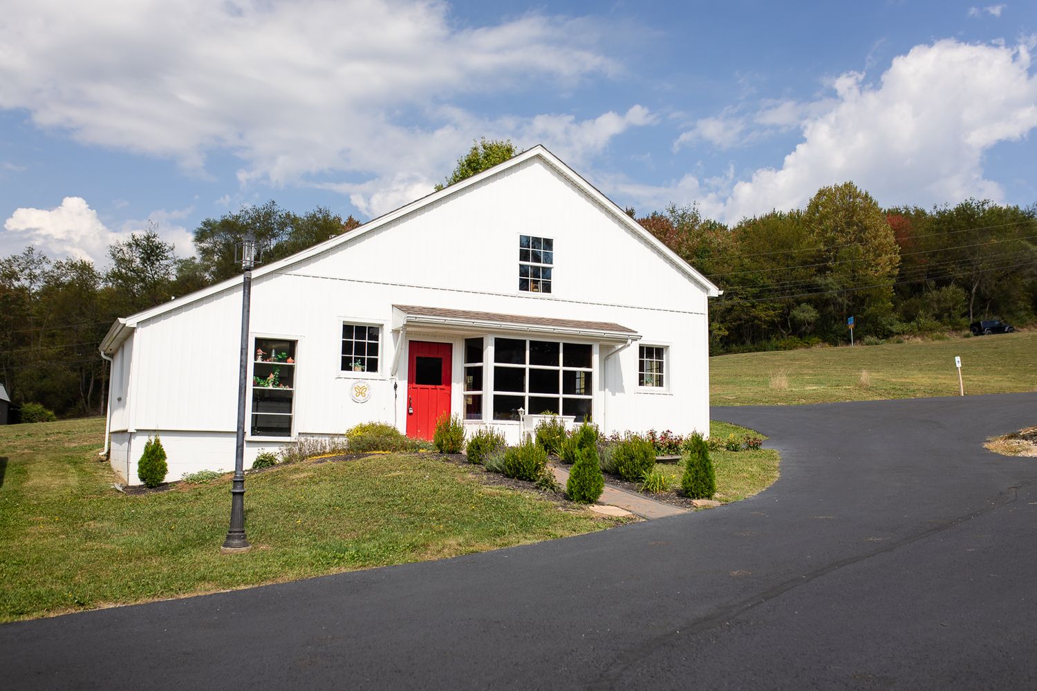 Wide view of The Cardinal House in Sarver, PA, commonly used for bridal showers