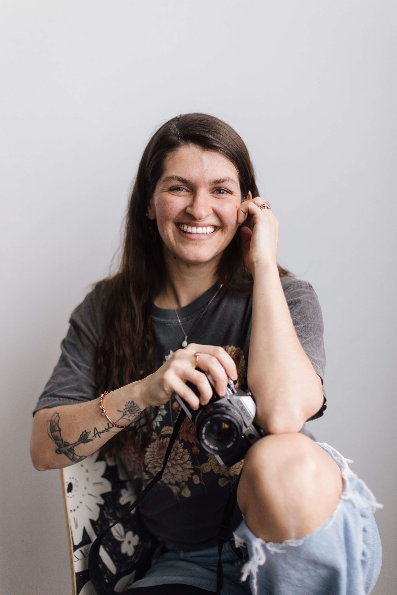 Western Pennsylvania Wedding Photographer, Emma Craven, smiling at the camera
