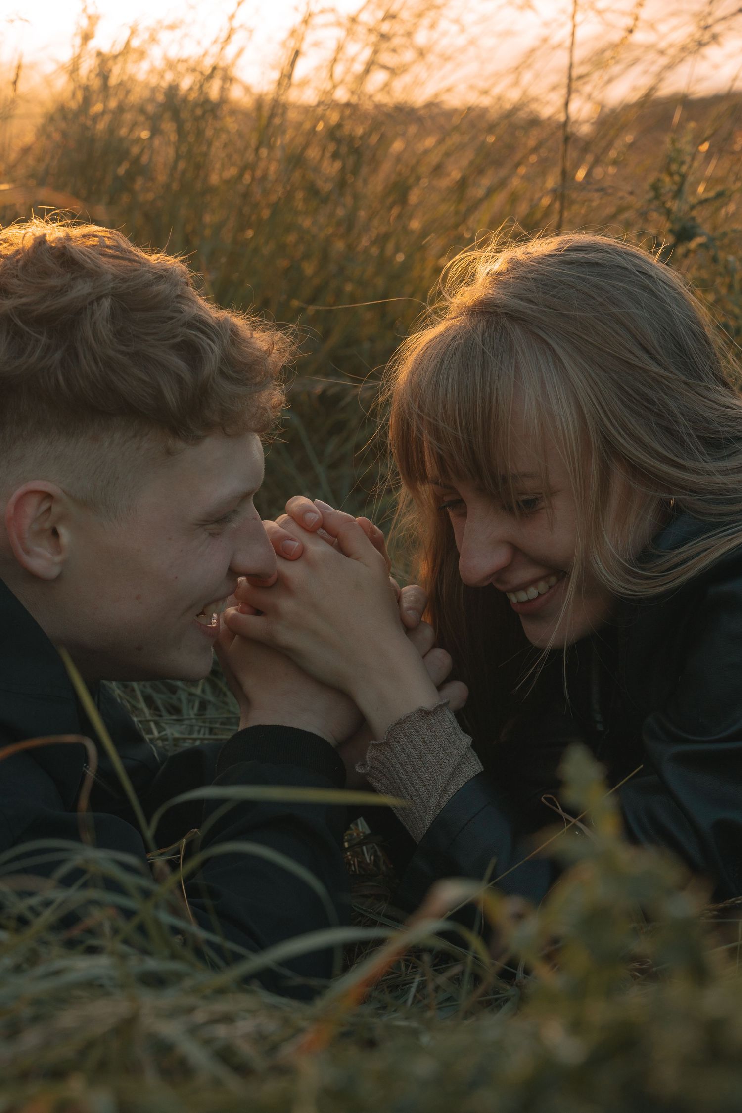 Candid connection in wild Scottish scenery